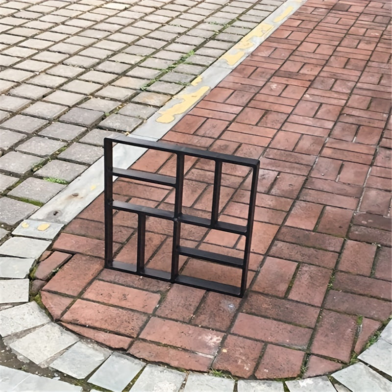 1pc DIY Paver Paver Mold, Stone Brick Concrete Mold, Concrete Cement Pedestrian Garden Road Paver Reusable Mold