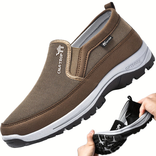 Men's Slip-On Athletic Sneakers - Breathable, Stylish & Comfortable for Sports and Leisure - QH29881