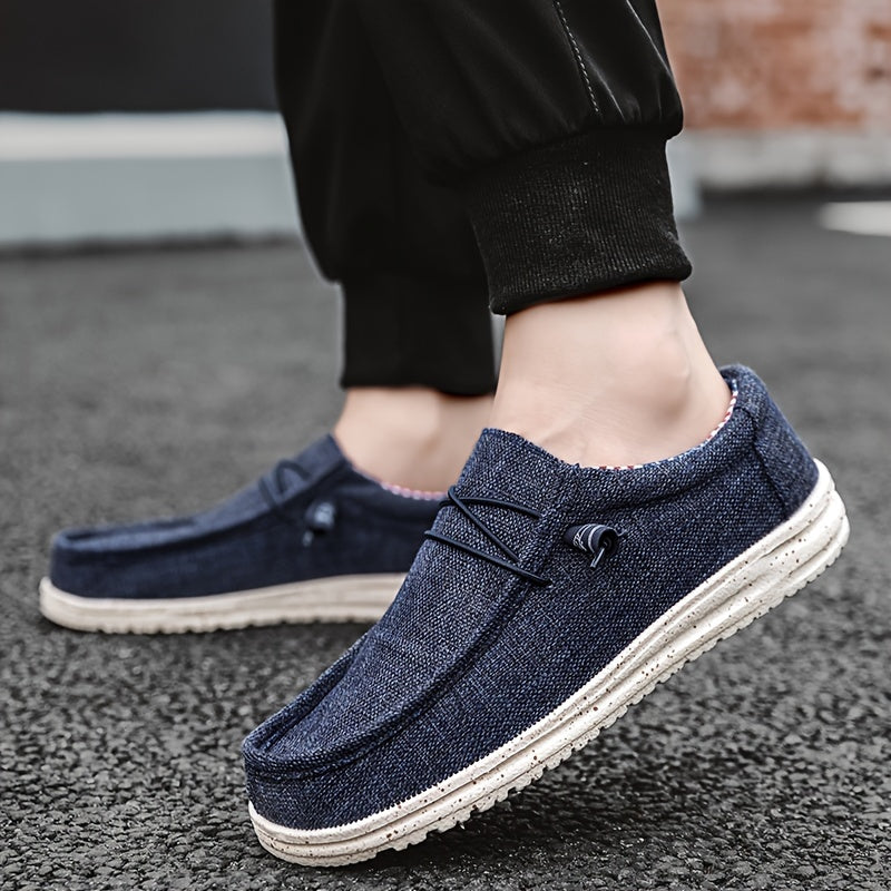 Men's Comfy Slip-On Sneakers - Non-Slip, Soft Insole - Perfect for Outdoor Wear