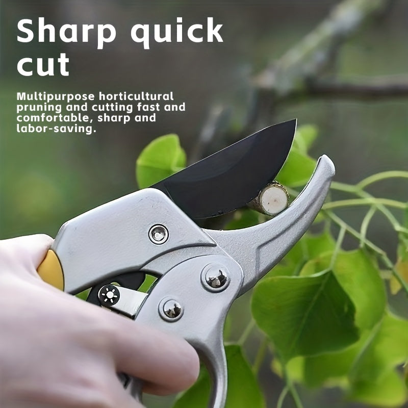 1pc Pruning Shears, Pruner With Spring, Labor Saving Shear Cutter For Picking Fruit Or Pruning Branches, Garden Tool