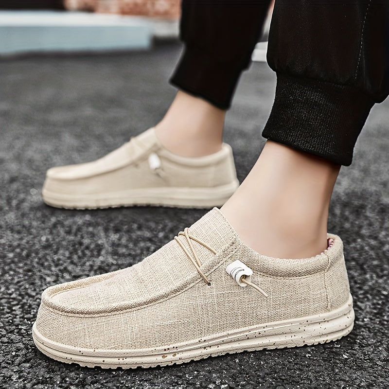 Men's Comfy Slip-On Sneakers - Non-Slip, Soft Insole - Perfect for Outdoor Wear