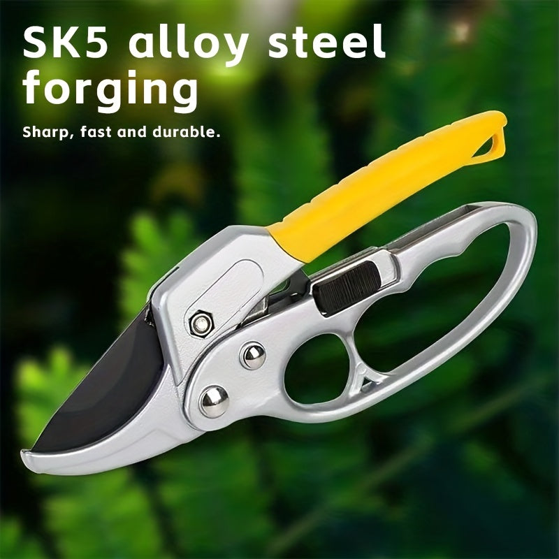 1pc Pruning Shears, Pruner With Spring, Labor Saving Shear Cutter For Picking Fruit Or Pruning Branches, Garden Tool