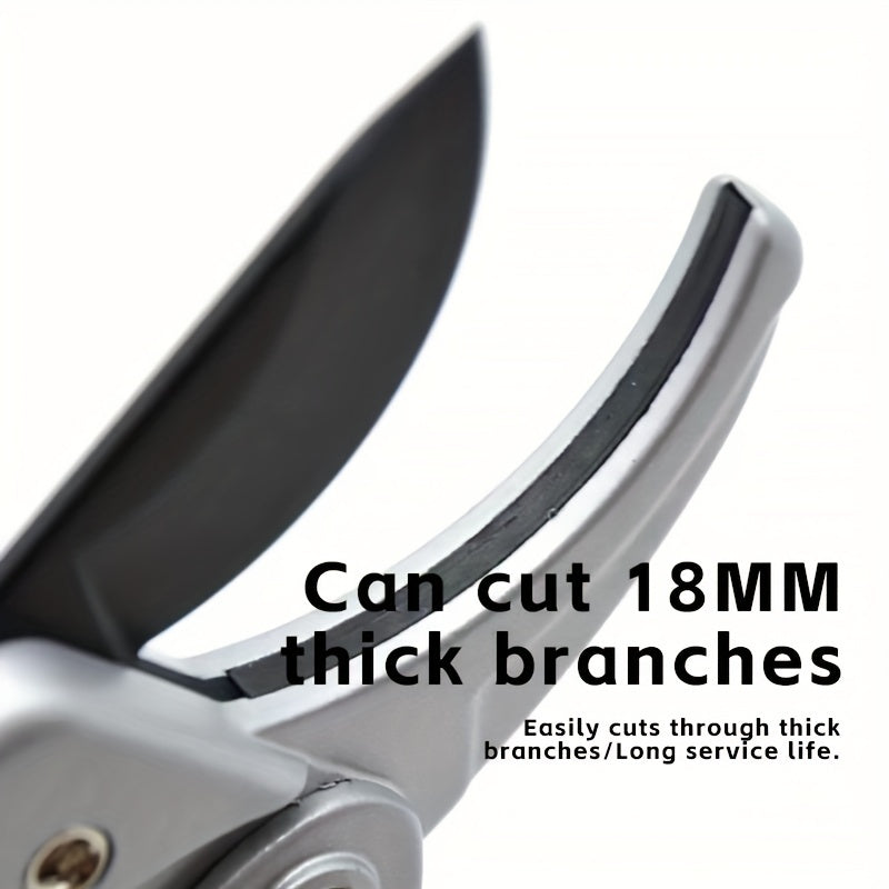 1pc Pruning Shears, Pruner With Spring, Labor Saving Shear Cutter For Picking Fruit Or Pruning Branches, Garden Tool