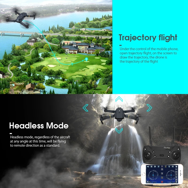 Eachine E58 WIFI FPV Quadcopter - Foldable, HD Camera, Altitude Hold, RTF Drone