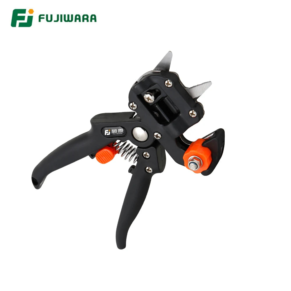 FUJIWARA Grafting Shears: Multi-function Bud Cutter for Fruit Tree Vaccination and Gardening