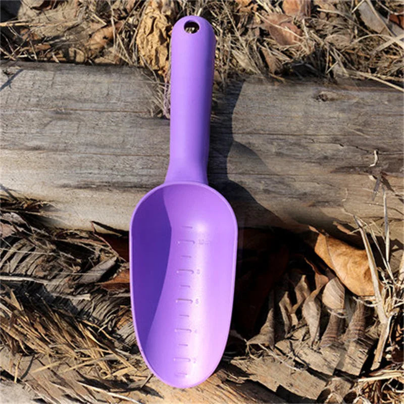 Versatile Plastic Soil Shovel for Flower and Vegetable Gardening - Lightweight and Durable - 25cm x 6.5cm