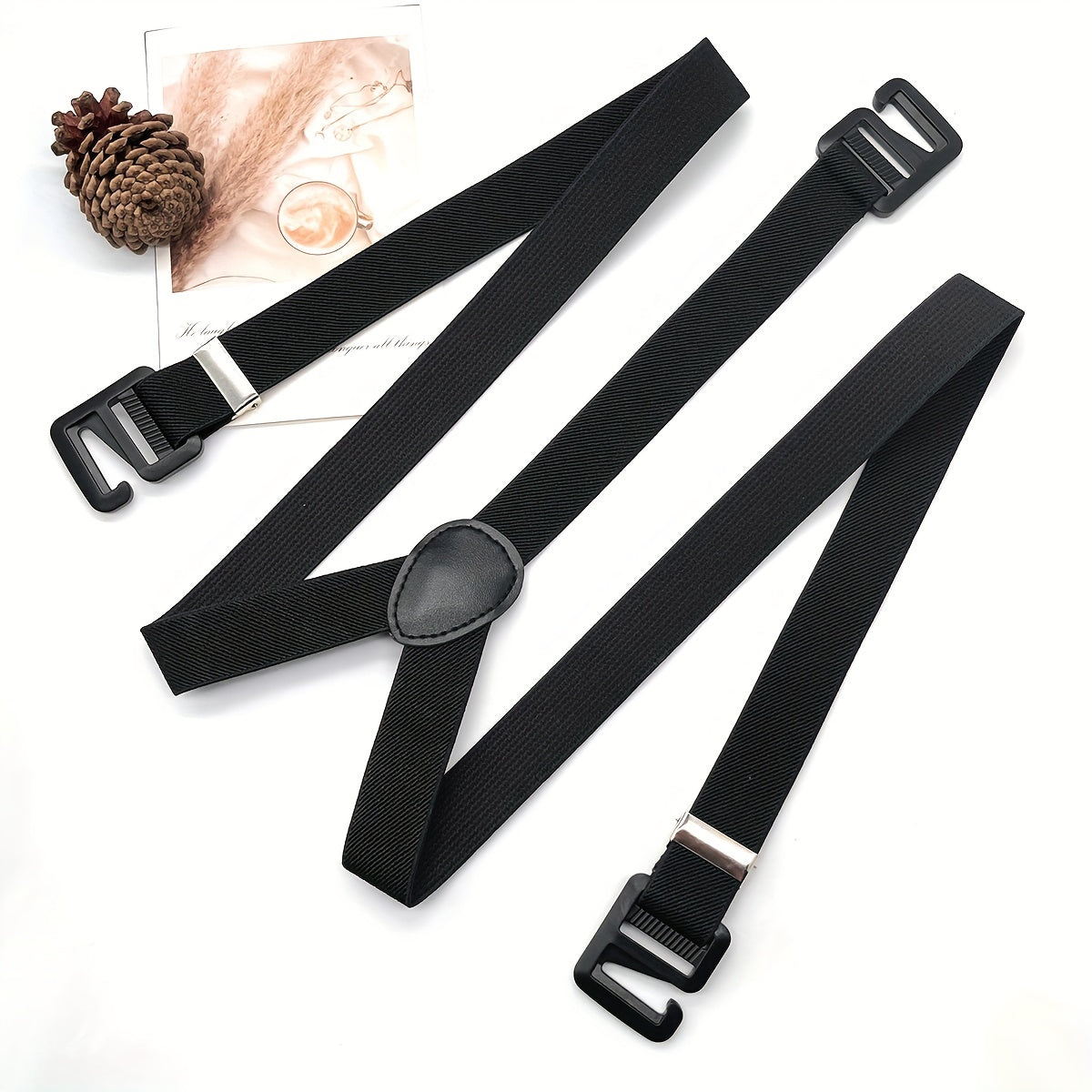 1PC Men's Suspenders, Adjustable Elastic Suspenders