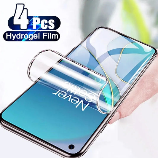 4PCS Hydrogel Film For Samsung Galaxy A50 A51 A52 A70 A71 A72 Screen Protector For Samsung A12 A21S A52S A53 A30 A33 Not Glass